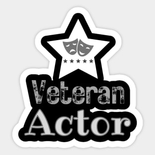 The Veteran Actor Sticker